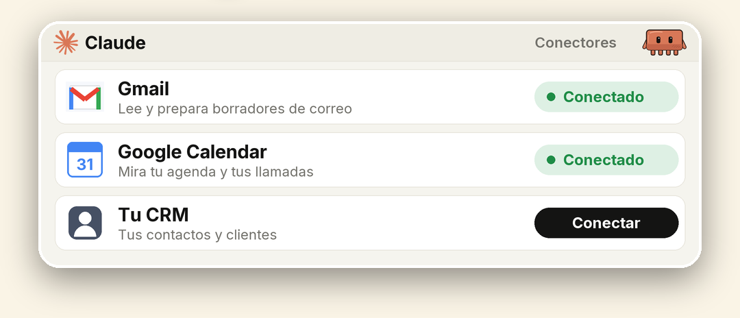 Los conectores de Claude